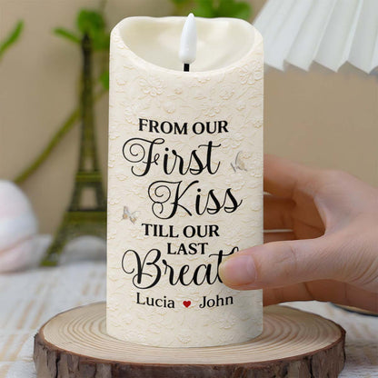 From Our First Kiss Till Our Last Breath, Roses and Wedding Couple