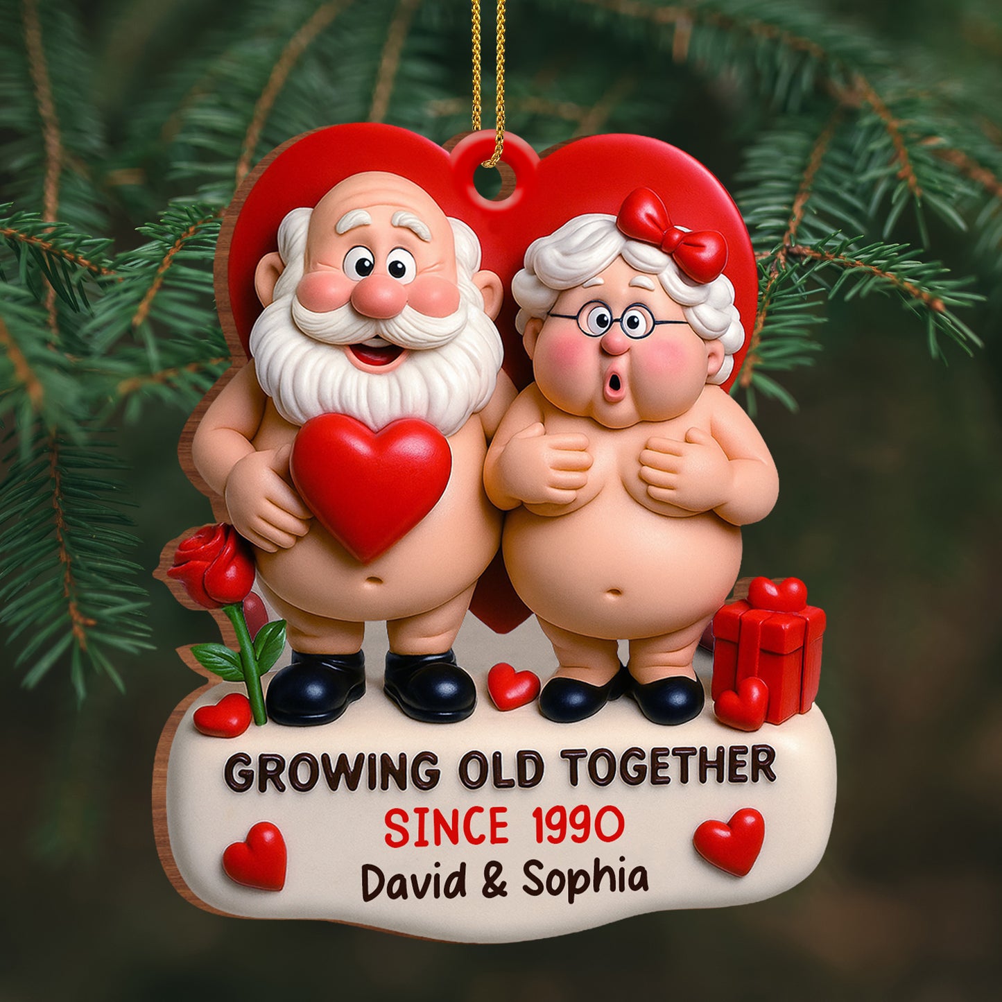 Growing Old Together, Heart And Rose