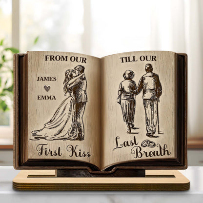 From Our First Kiss Till Our Last Breath, Couple Book Design