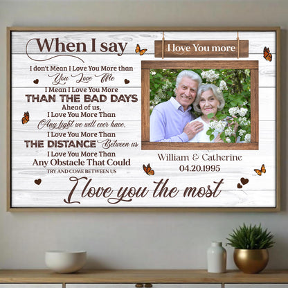 When I Say I Love You More, Hearts And Butterflies