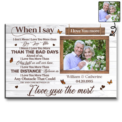 When I Say I Love You More, Hearts And Butterflies