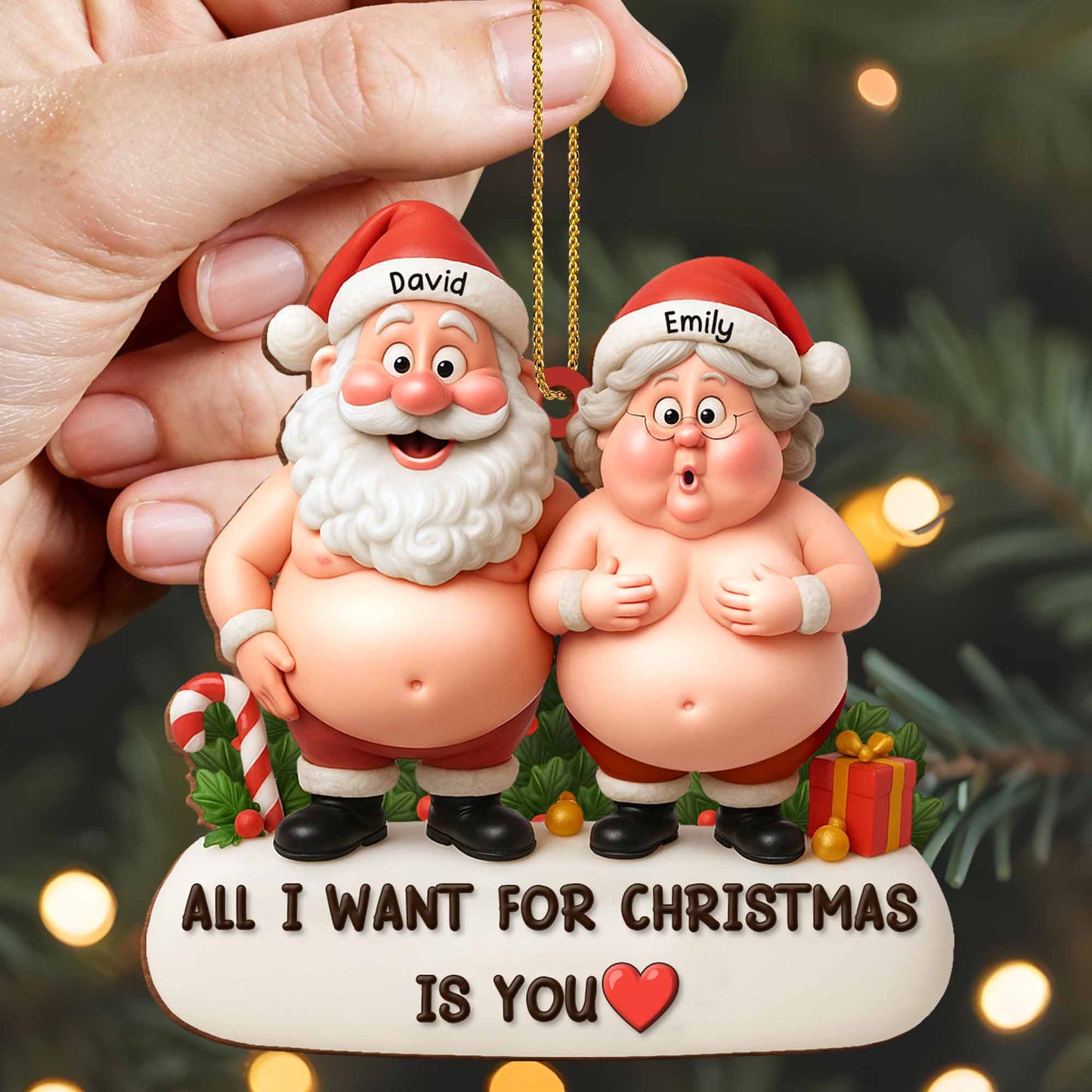 All I Want For Christmas Is You With Santa And Mrs. Claus