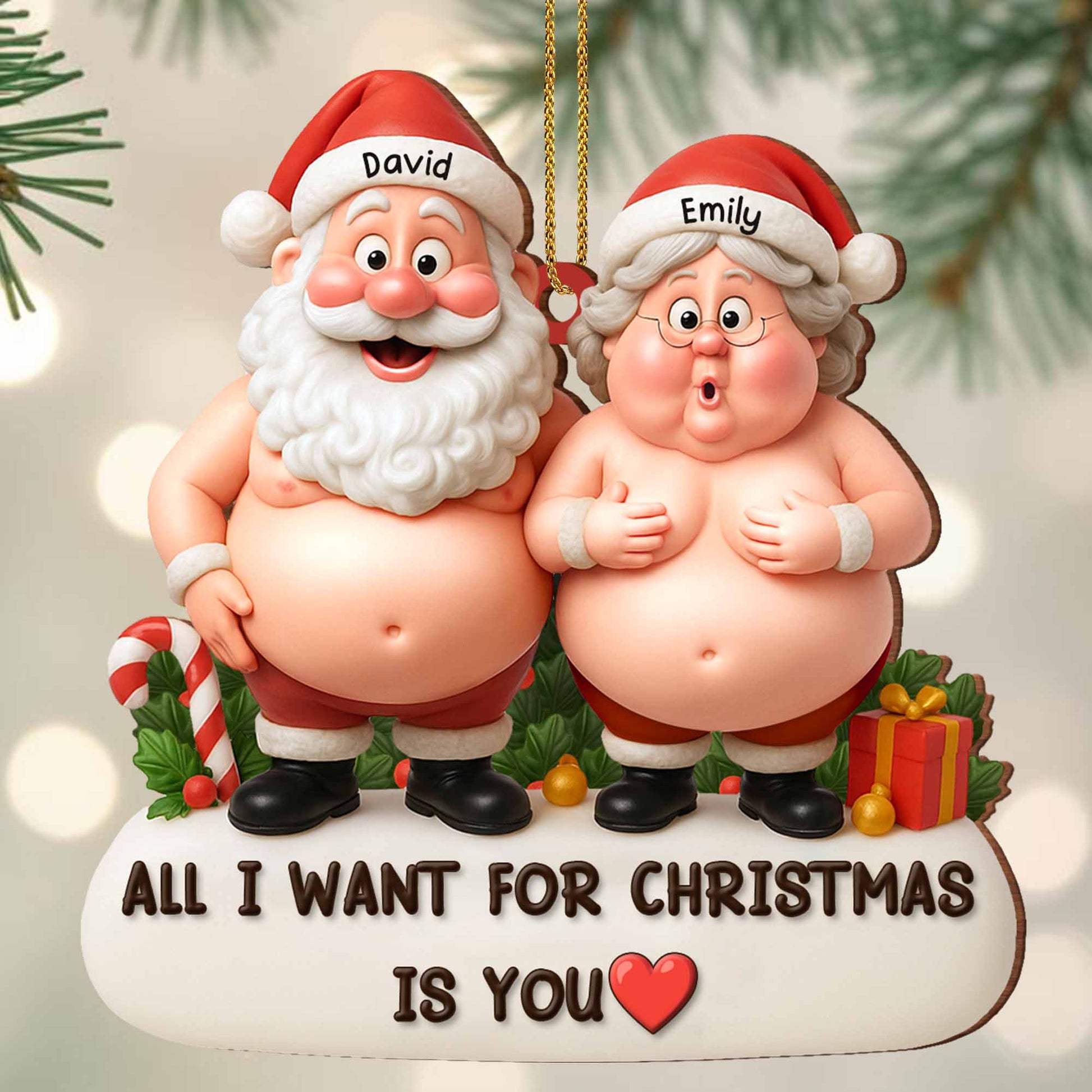 All I Want For Christmas Is You With Santa And Mrs. Claus