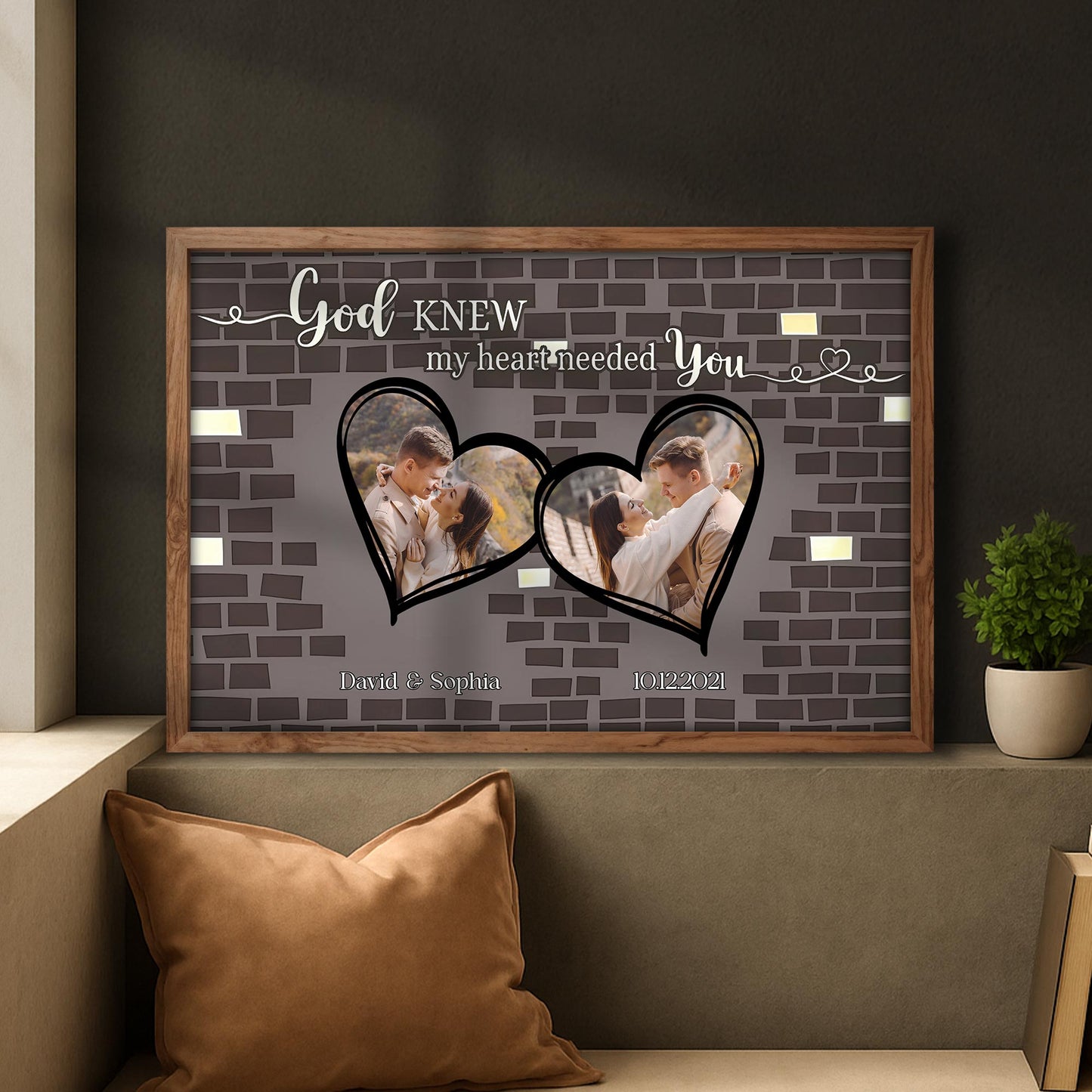 God Knew My Heart Needed You, Romantic Hearts Design