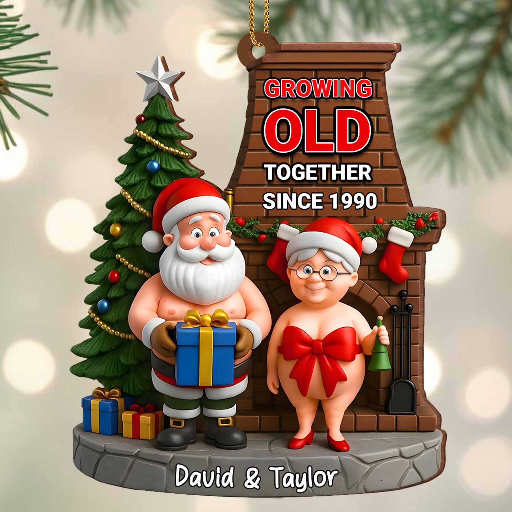 Growing Old Together With Santa And Mrs. Claus