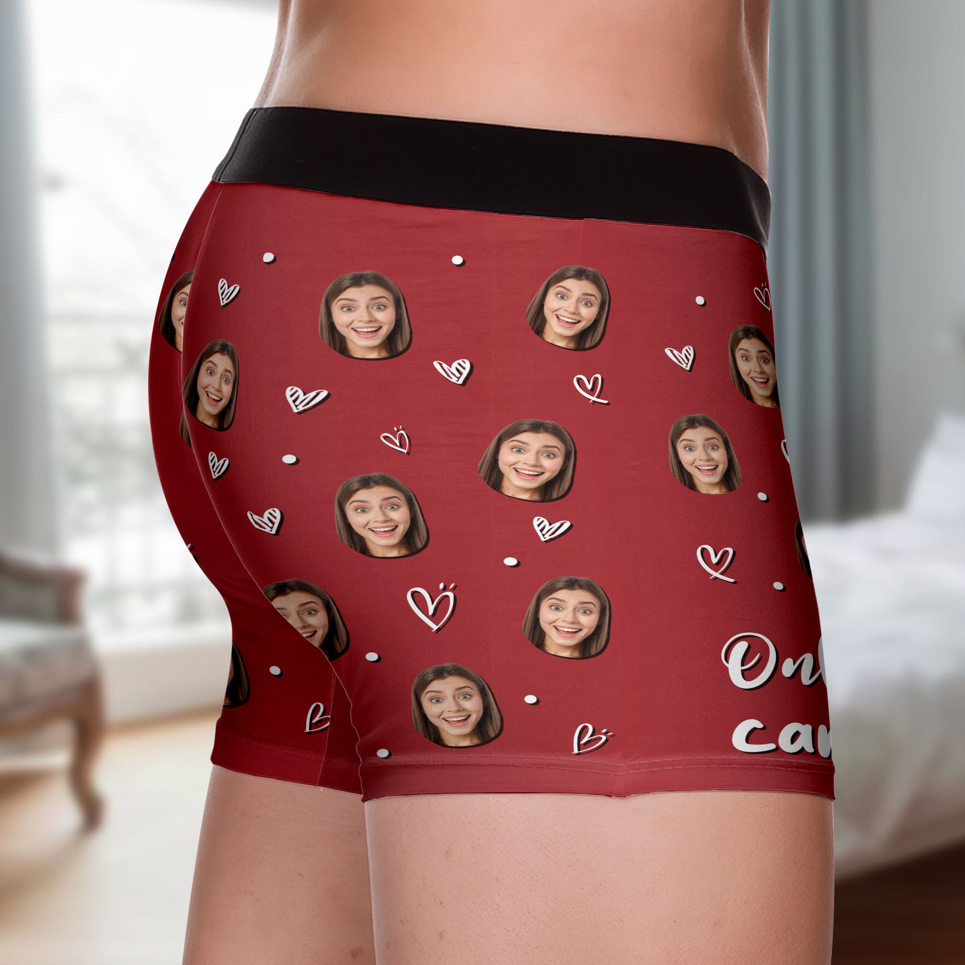 Only [Recipient Name] Can Touch, Facial Expressions Zipper Design