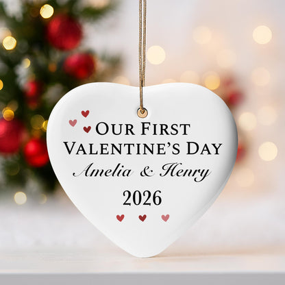 Our First Valentine's Day Hearts