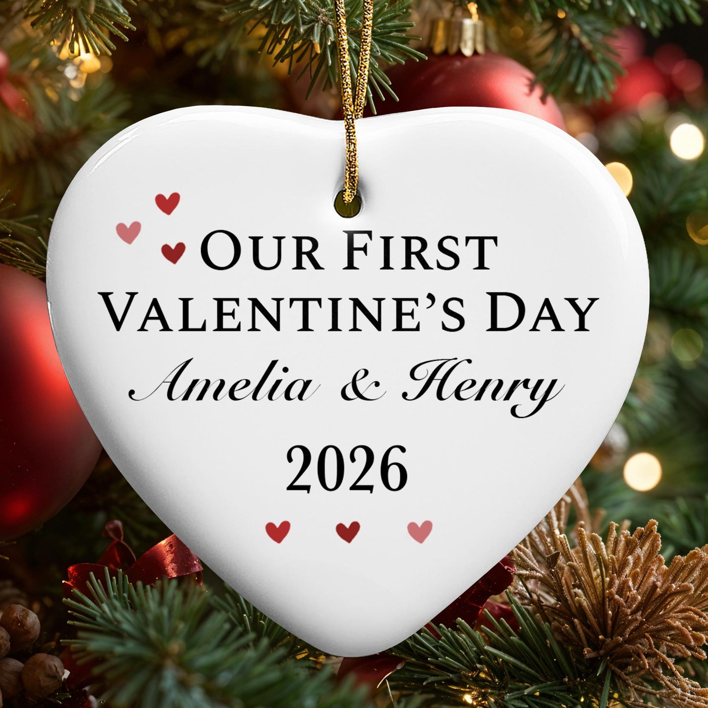 Our First Valentine's Day Hearts