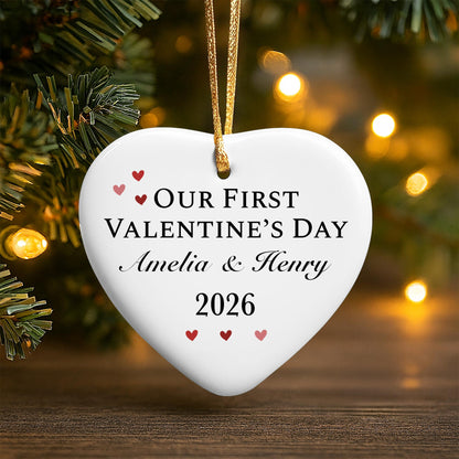 Our First Valentine's Day Hearts
