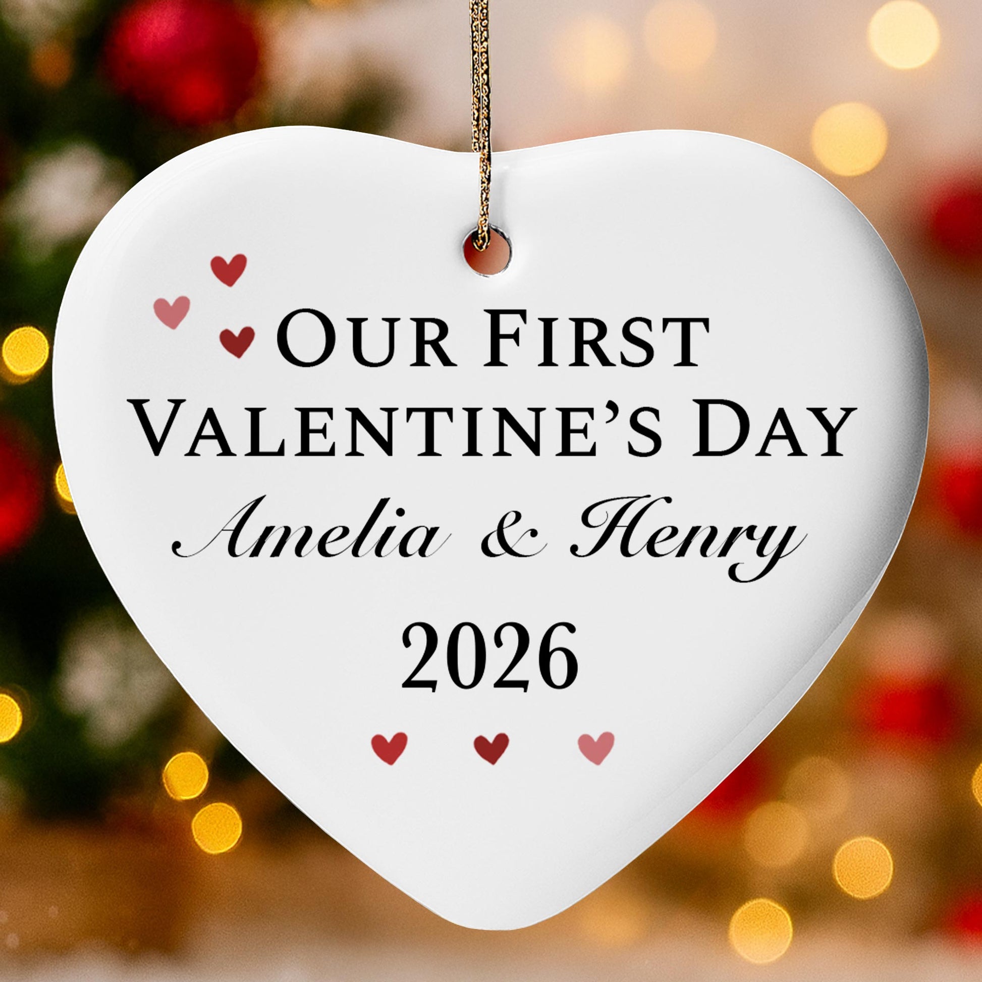 Our First Valentine's Day Hearts