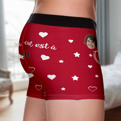 Celebrate Your Love With Hearts And Stars - Personalized Men's Boxer Briefs - CPL946_MENB