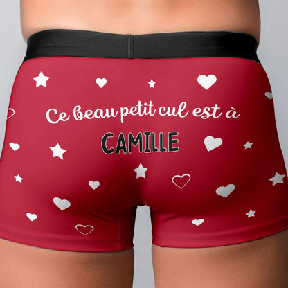 Celebrate Your Love With Hearts And Stars - Personalized Men's Boxer Briefs - CPL946_MENB
