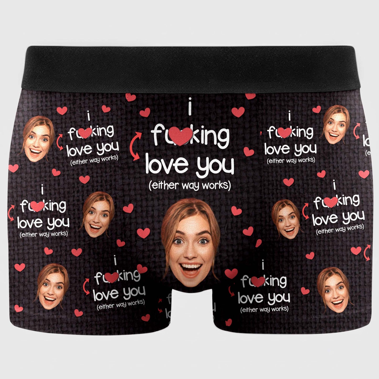 I F***ing Love You With Hearts And Personalized Photos