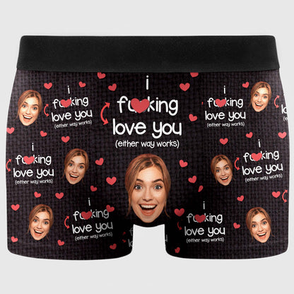 I F***ing Love You With Hearts And Personalized Photos