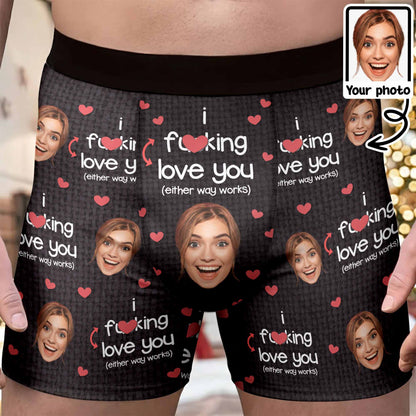 I F***ing Love You With Hearts And Personalized Photos