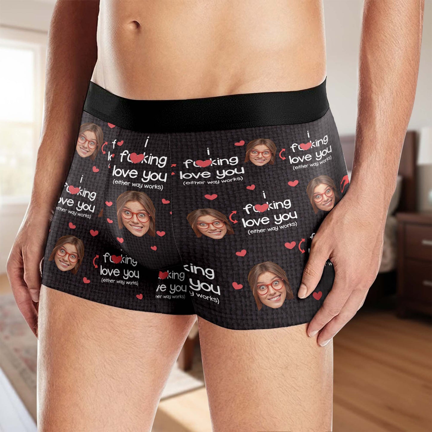 I F***ing Love You With Hearts And Personalized Photos