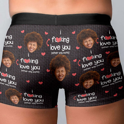 I F***ing Love You With Hearts And Personalized Photos