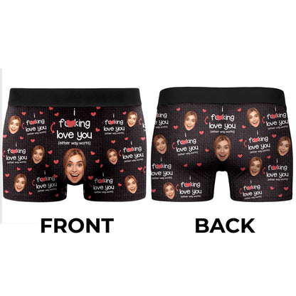 I F***ing Love You With Hearts And Personalized Photos