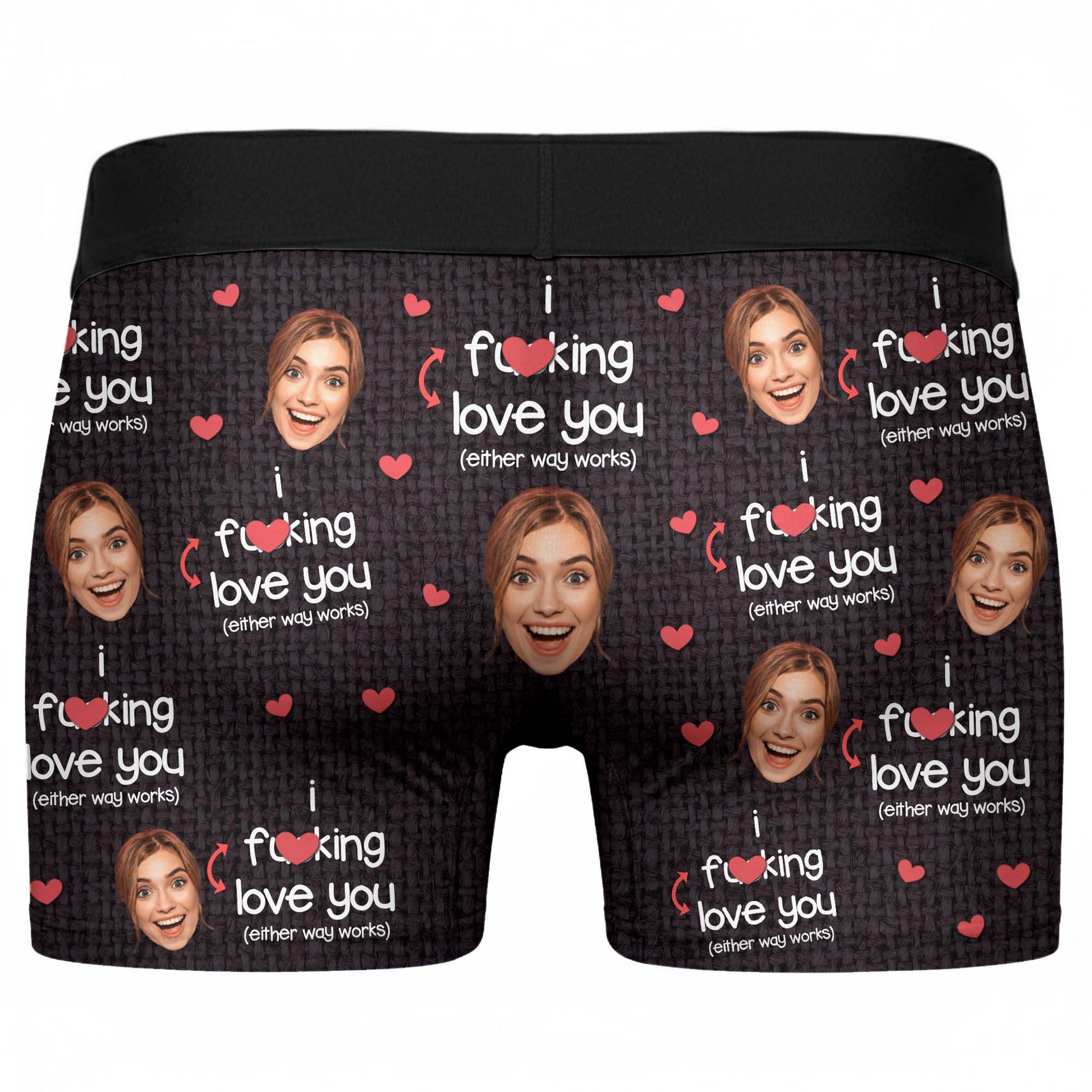 I F***ing Love You With Hearts And Personalized Photos