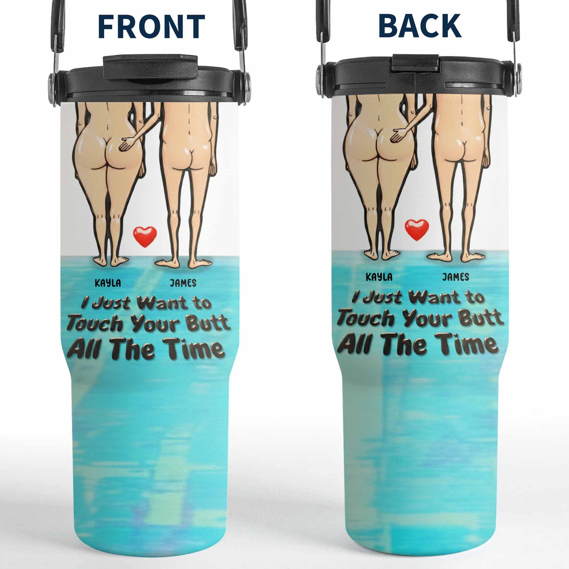 Just Want To Touch Your Butt, Couple And Heart