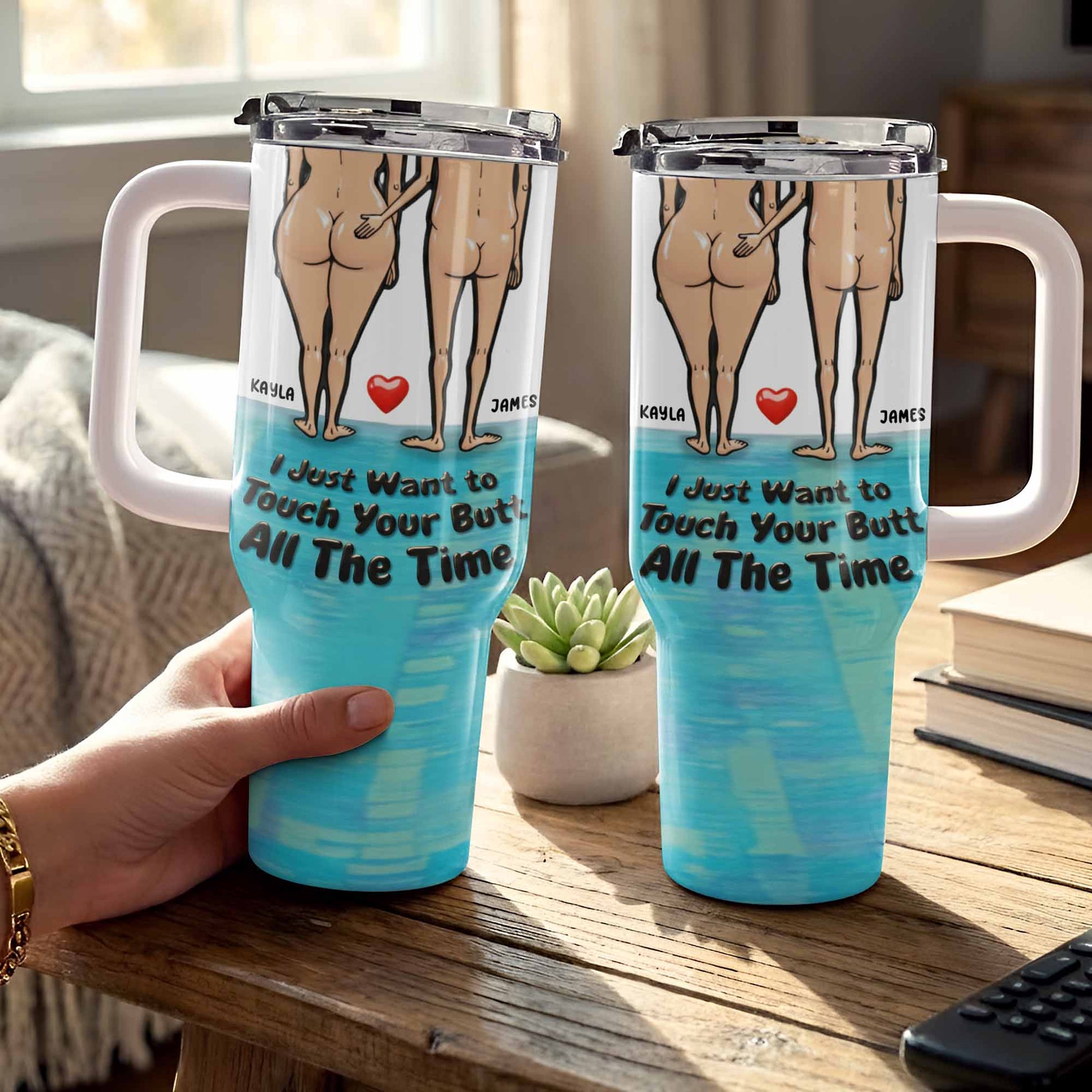 I Just Want to Touch Your Butt All The Time, Couple Holding Hands