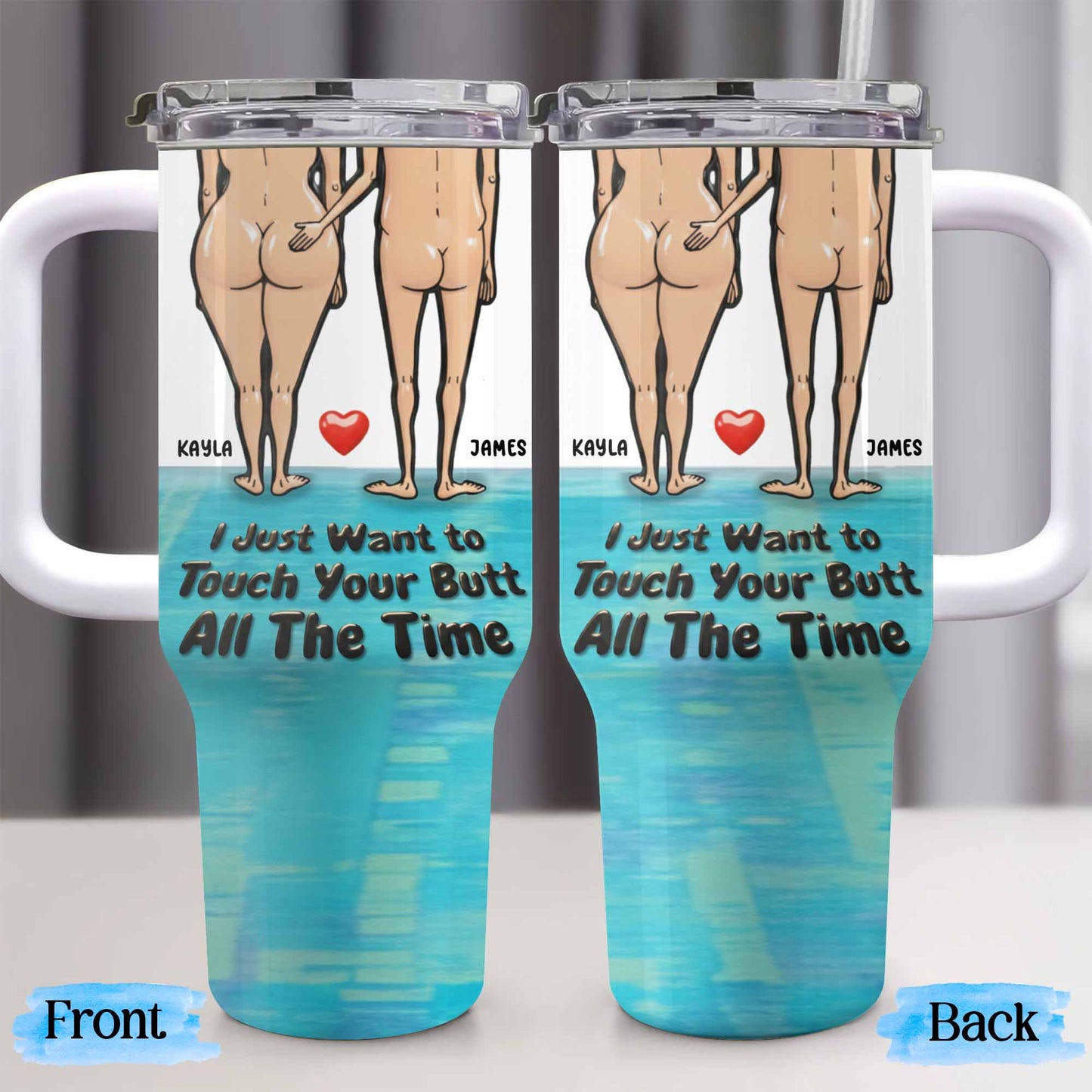 I Just Want to Touch Your Butt All The Time, Couple Holding Hands