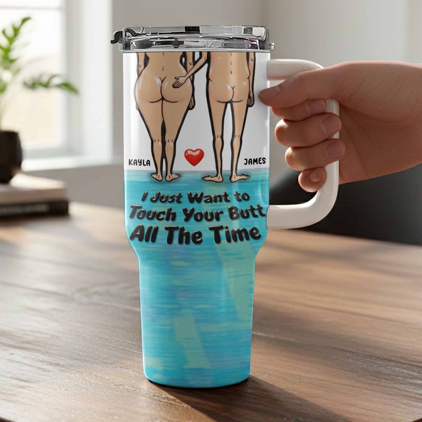 I Just Want to Touch Your Butt All The Time, Couple Holding Hands