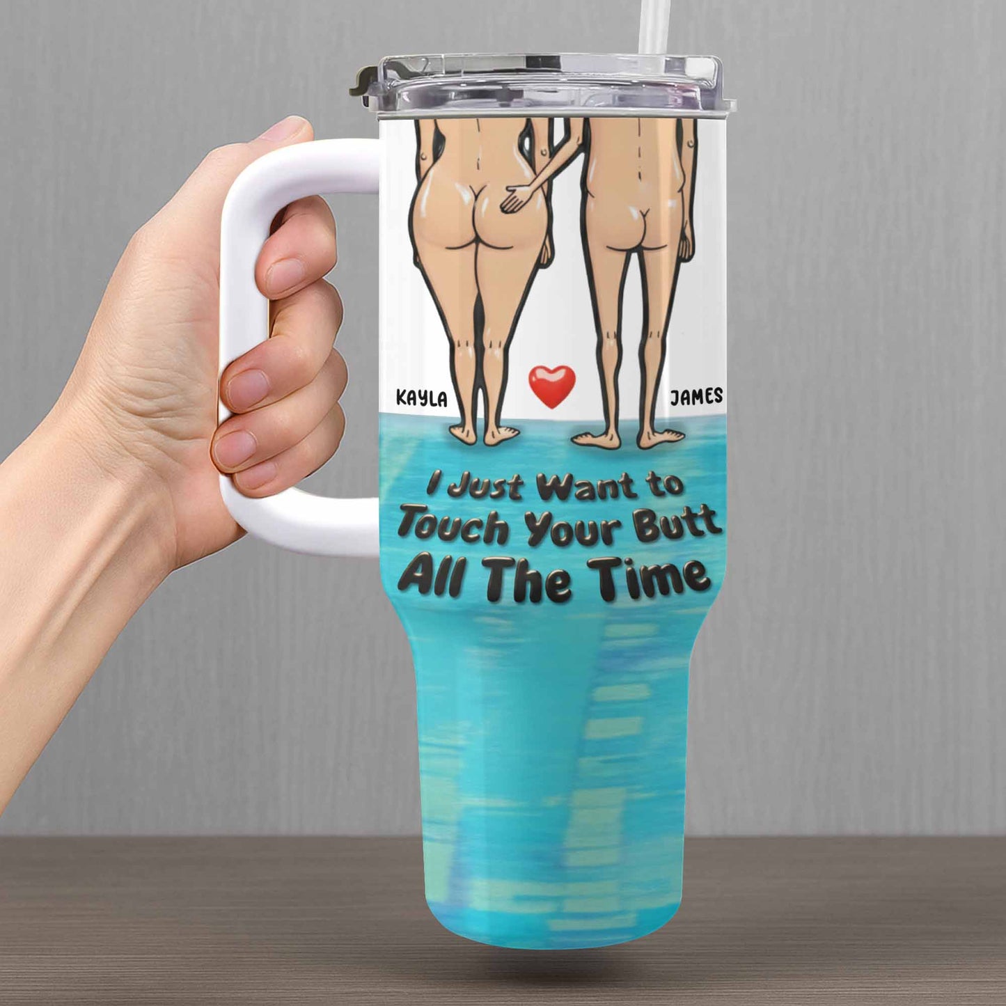 I Just Want to Touch Your Butt All The Time, Couple Holding Hands