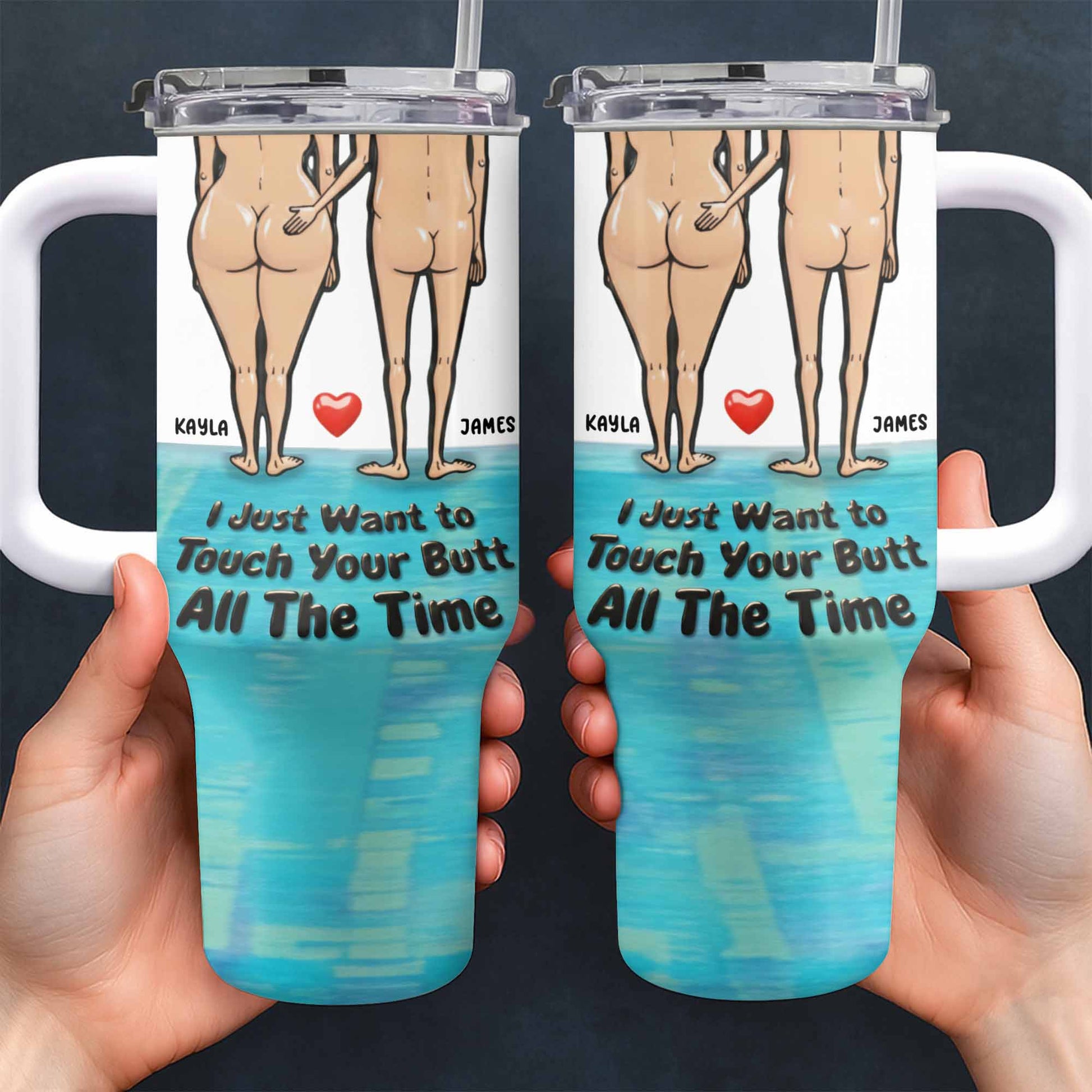 I Just Want to Touch Your Butt All The Time, Couple Holding Hands