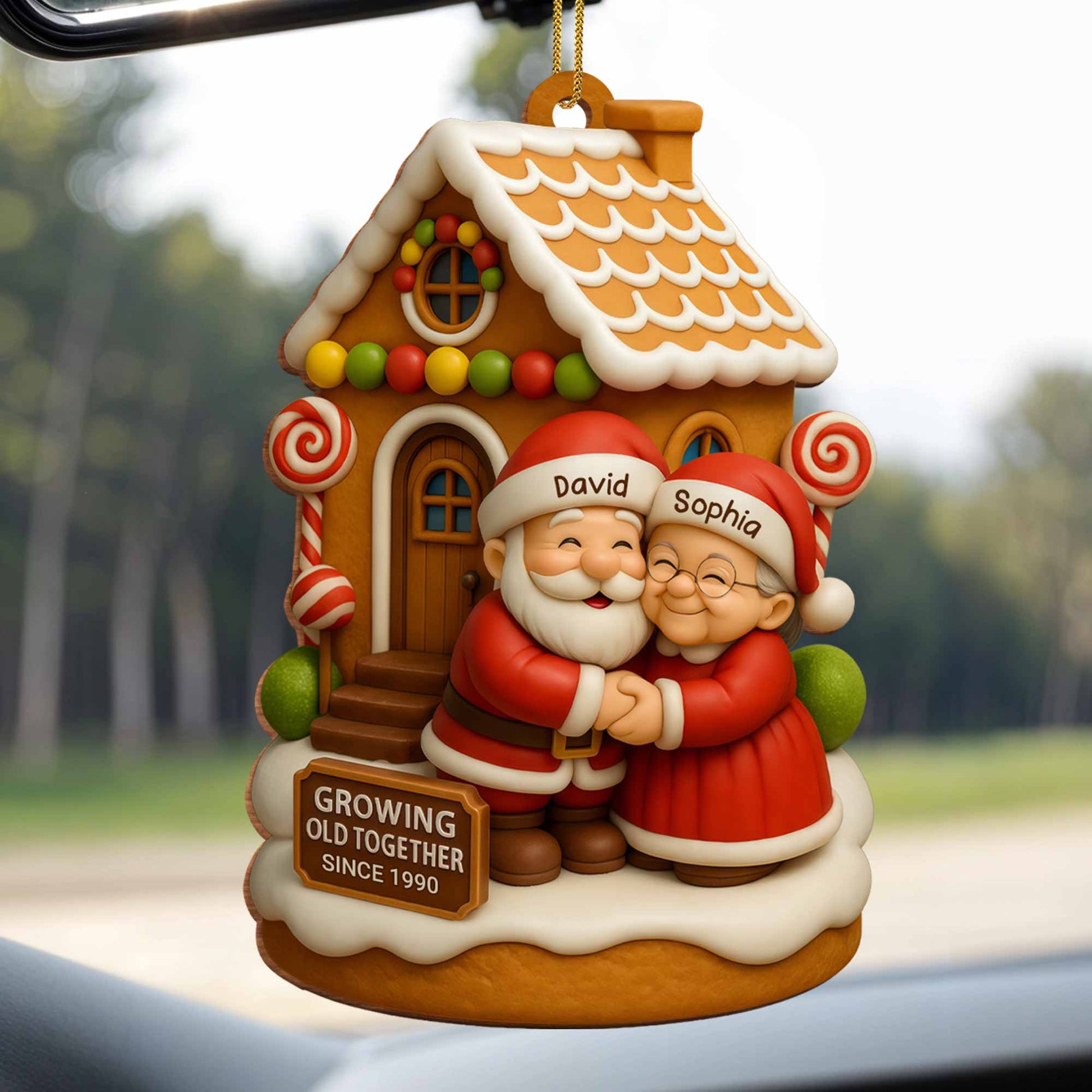 Growing Old Together, Santa Claus And Gingerbread House