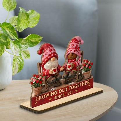 Growing Old Together With Hearts And Roses