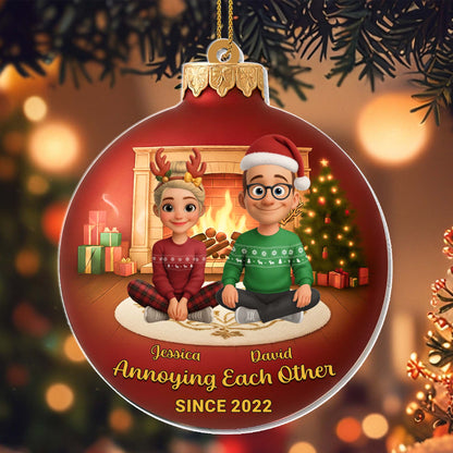 Annoying Each Other Since, Christmas Tree and Fireplace