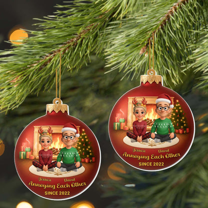 Annoying Each Other Since, Christmas Tree and Fireplace