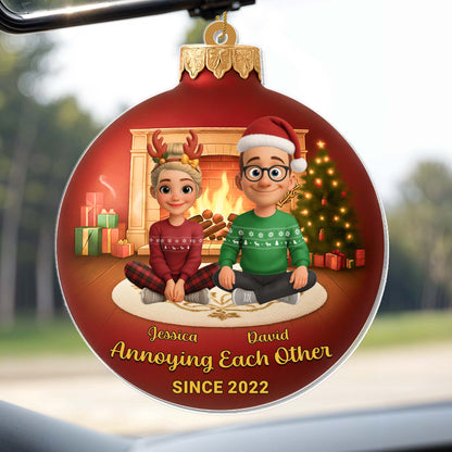 Annoying Each Other Since, Christmas Tree and Fireplace