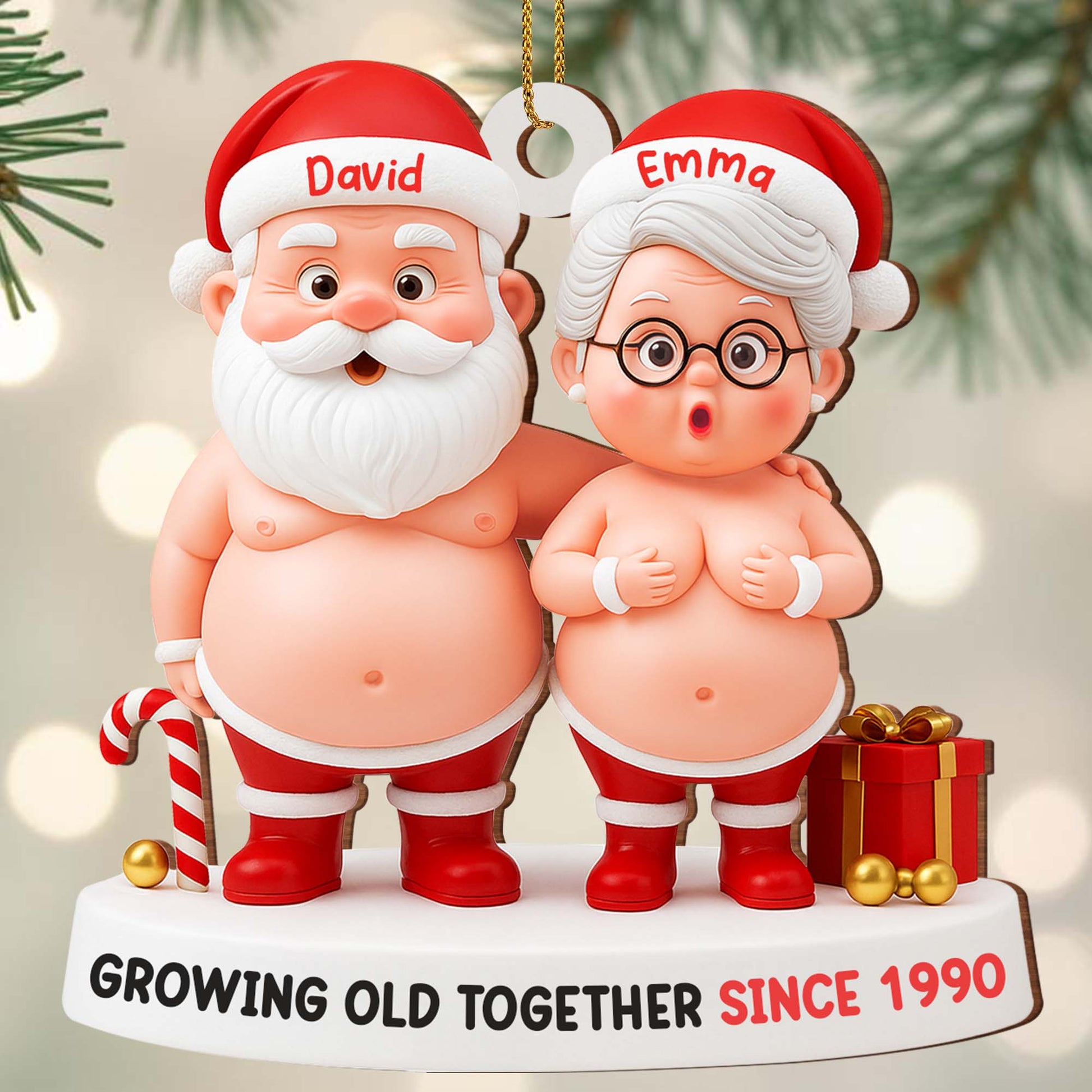 Growing Old Together With Santa And Mrs. Claus