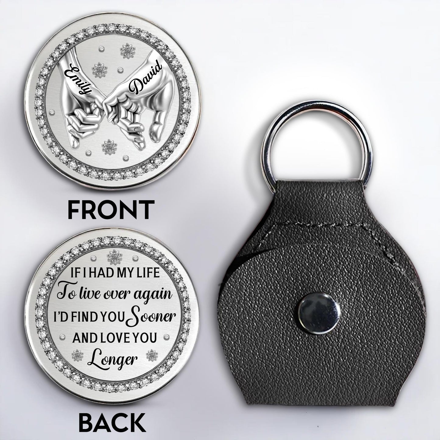 If I Had My Life To Live Over Again With Flowers And Snowflakes