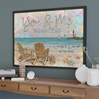 You & Me We Got This, Beach And Lighthouse