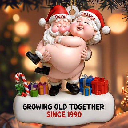 Growing Old Together, Santa Hats and Presents