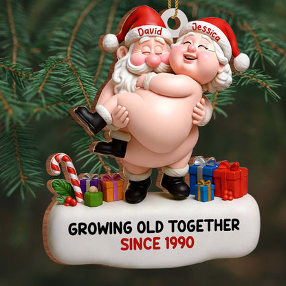 Growing Old Together, Santa Hats and Presents