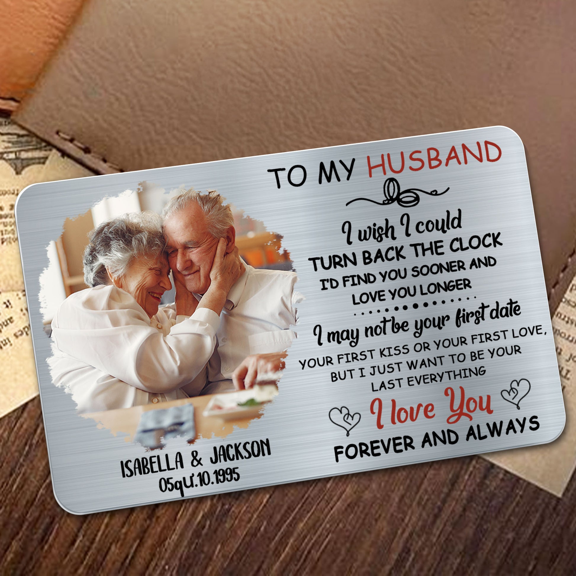 To My Husband, I Wish I Could Turn Back The Clock, Hearts