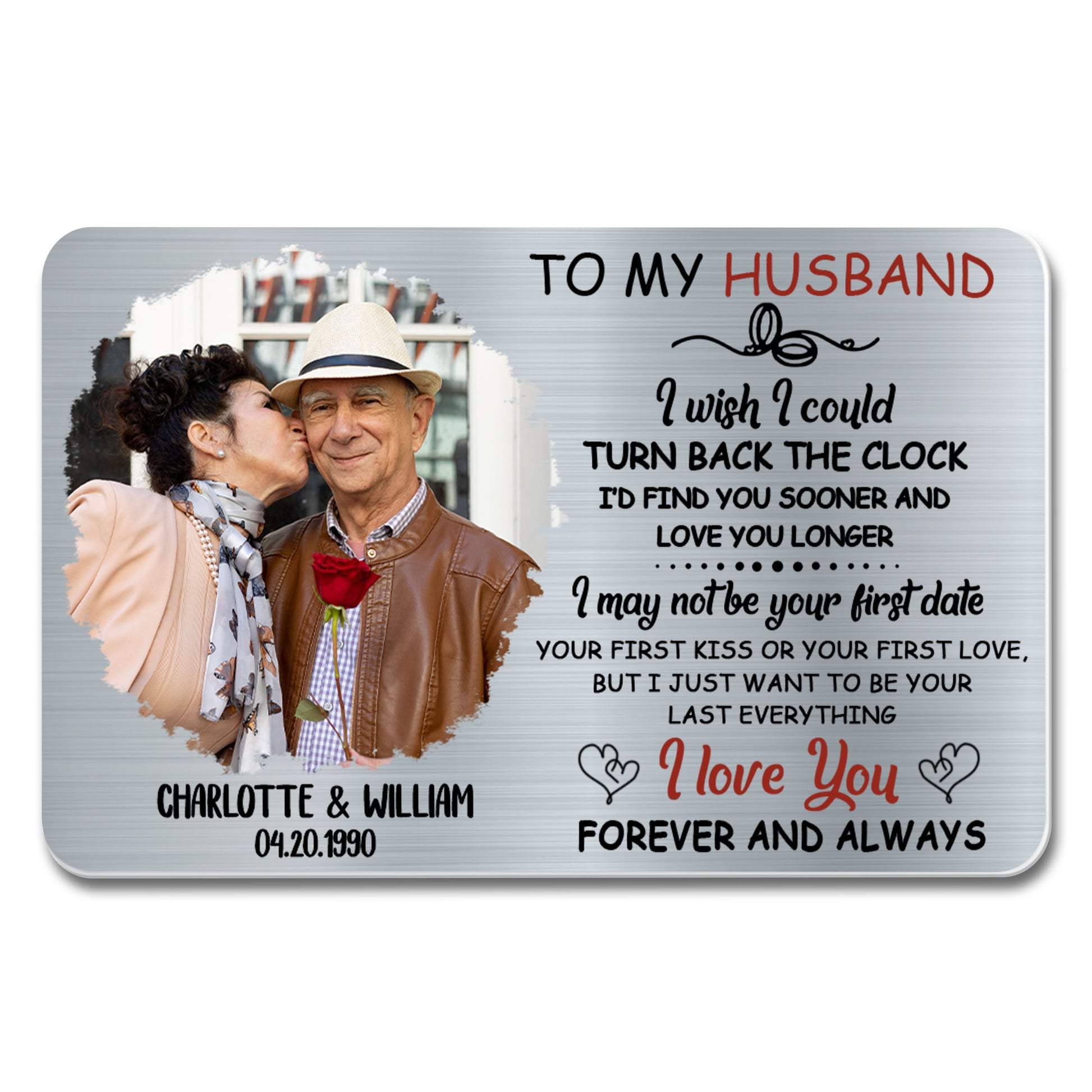 To My Husband, I Wish I Could Turn Back The Clock, Hearts