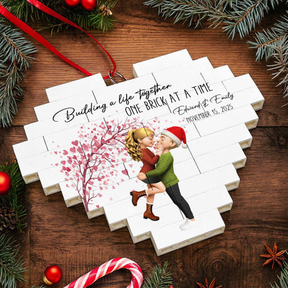 Building a Life Together With Hearts and Tree Branches