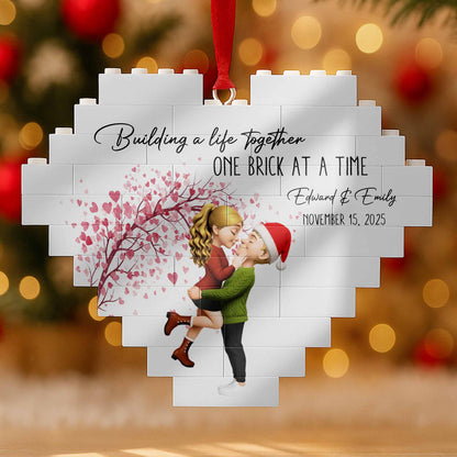 Building a Life Together With Hearts and Tree Branches