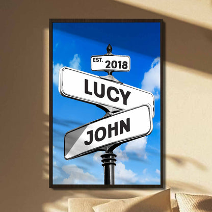 Create Your Custom Street Sign Poster
