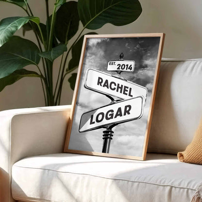 Create Your Custom Street Sign Poster