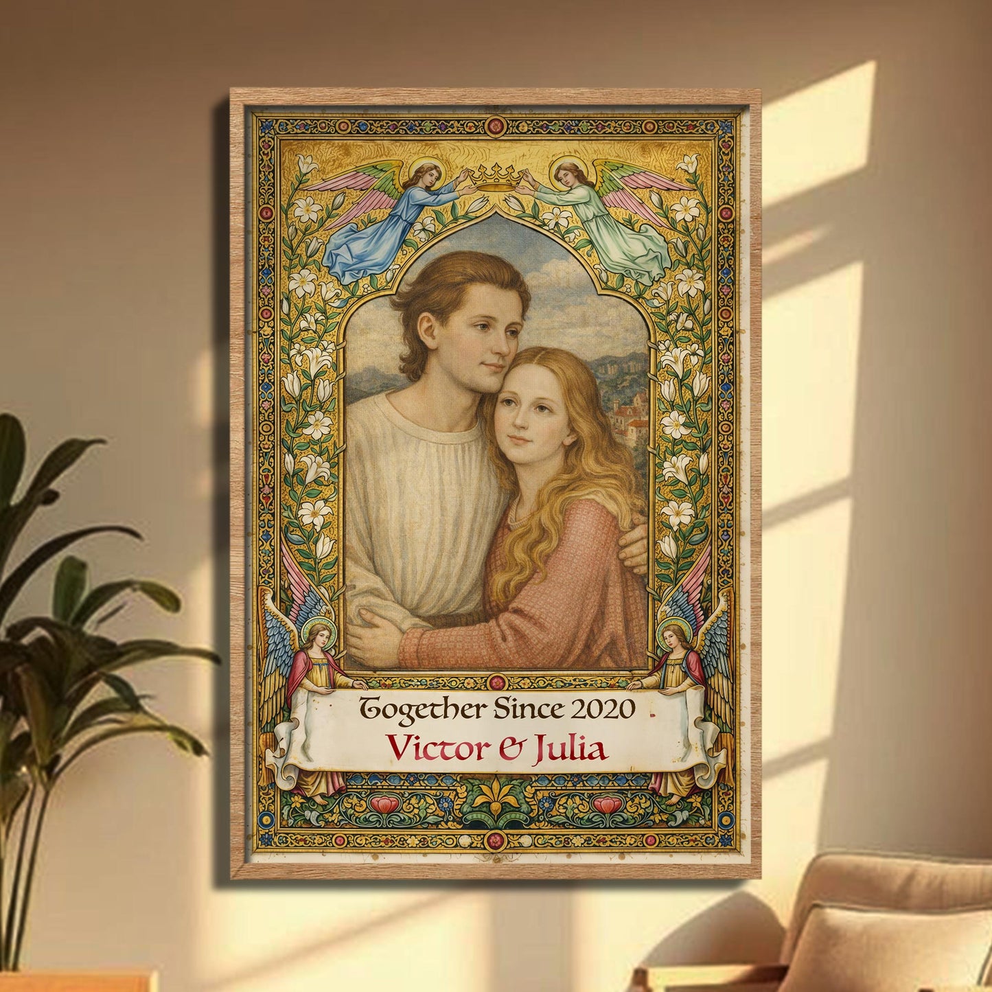 Together Since, Angel Flowers Couple