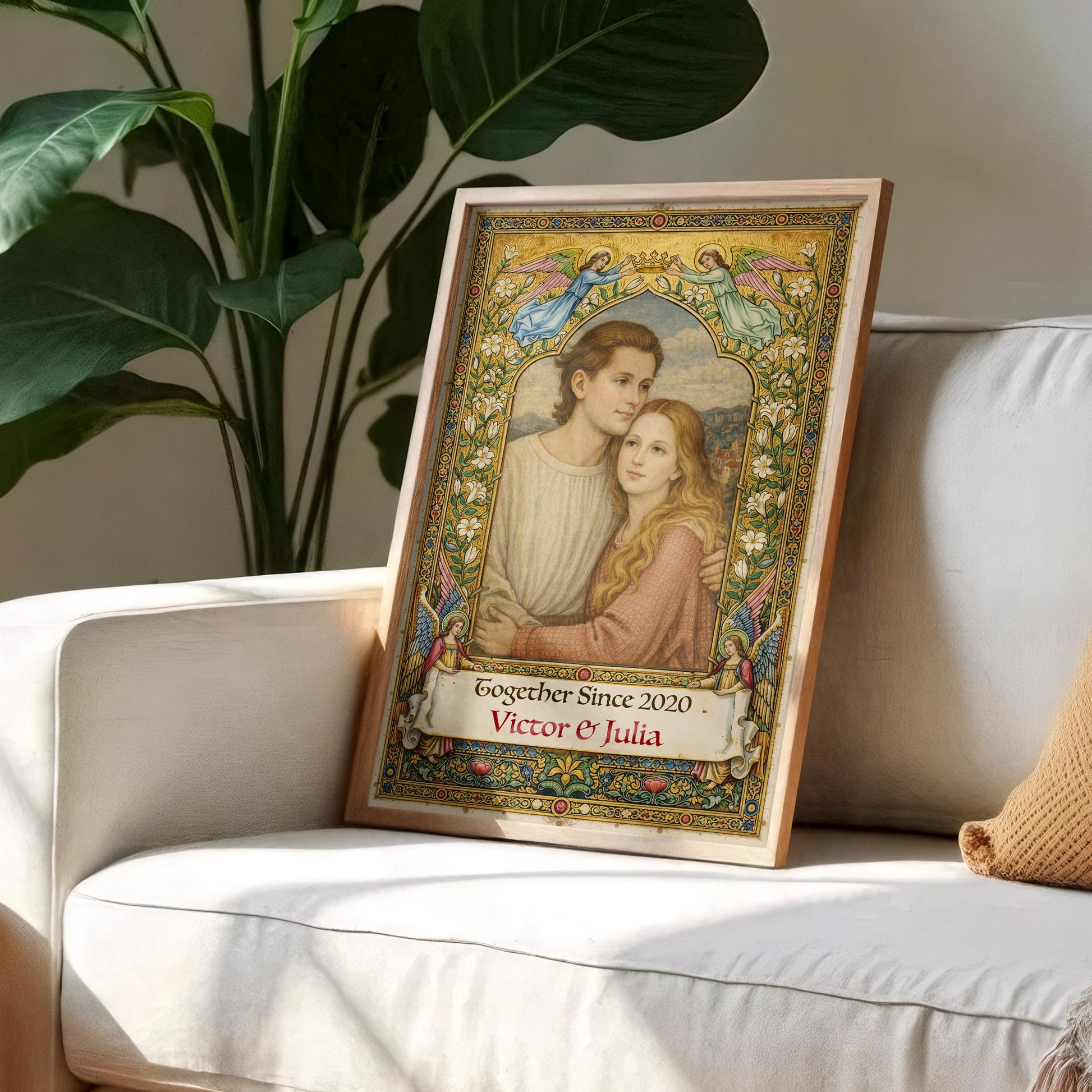 Together Since, Angel Flowers Couple