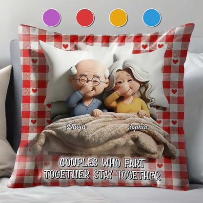 Couples Who Fart Together Stay Together Pillow