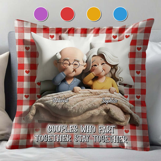Couples Who Fart Together Stay Together Pillow
