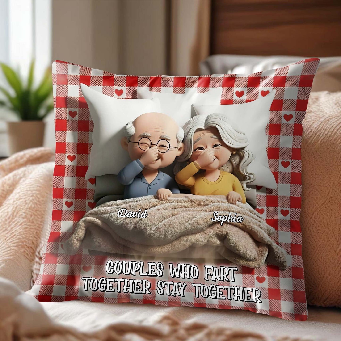 Couples Who Fart Together Stay Together Pillow